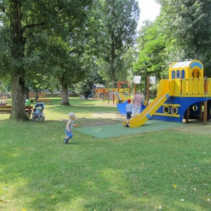 Gorgeous playground that I found out they almost got rid of and built a building.  I nearly fainted at the thought of it!
