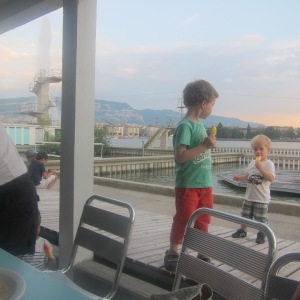 Ice cream at Lake Geneve