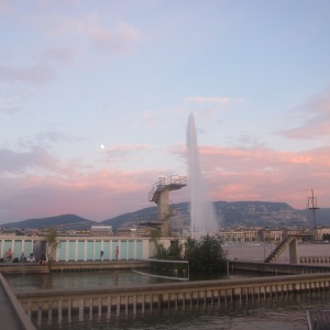 Lake Geneve fountain